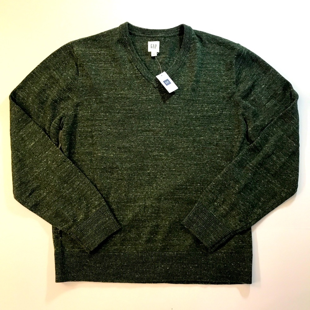 Gap Men’s V Neck Sweater Sz Large